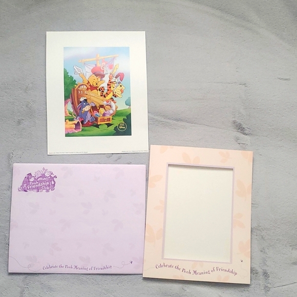 Disney Celebrate The Pooh Meanin of freind Lithograph Disney Store Performance - Picture 3 of 14